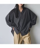 【コーエン/COEN】のバックシャーリングボイルスキッパーブラウス DK.GRAY|ID: prp329100004140296 ipo3291000000028792907