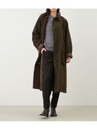 【ミラオーウェン/Mila Owen】の【別注】ロングコート 人気、トレンドファッション・服の通販 founy(ファニー) ファッション Fashion レディースファッション WOMEN アウター Coat Outerwear コート Coats おすすめ Recommend コーデュロイ Corduroy スペシャル Special チェック Check ロング Long ワイド Wide 別注 Special Order 軽量 Lightweight thumbnail GRN[024]|ID: prp329100004140734 ipo3291000000028414992