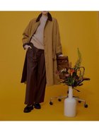 【ミラオーウェン/Mila Owen】の【別注】ロングコート 人気、トレンドファッション・服の通販 founy(ファニー) ファッション Fashion レディースファッション WOMEN アウター Coat Outerwear コート Coats おすすめ Recommend コーデュロイ Corduroy スペシャル Special チェック Check ロング Long ワイド Wide 別注 Special Order 軽量 Lightweight thumbnail BEG[037]|ID: prp329100004140734 ipo3291000000028414993