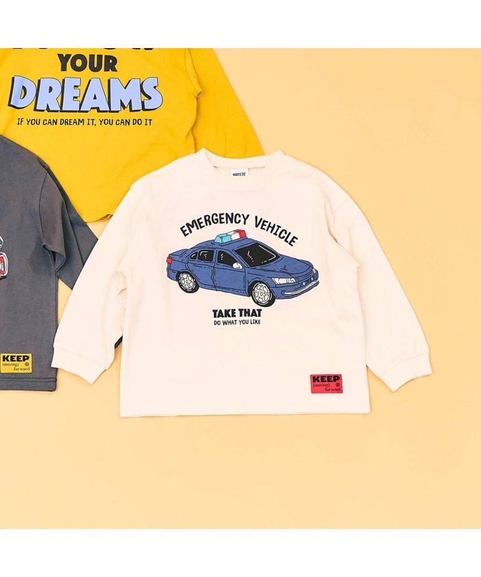 【その他のブランド/Other】のWEB限定 働く車 長袖Tシャツ インテリア・キッズ・メンズ・レディースファッション・服の通販 founy(ファニー) https://founy.com/ ファッション Fashion キッズファッション KIDS 人気 Popularity 長袖 Long Sleeve |ID: prp329100004140889 ipo3291000000028789793