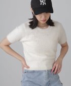 【フリーズマート/FREE'S MART】のイエロー・ベージュカラーWEB限定 シャギー半袖ニット 人気、トレンドファッション・服の通販 founy(ファニー) ファッション Fashion レディースファッション WOMEN トップス・カットソー Tops/Tshirt ニット Knit Tops イエロー Yellow カーゴパンツ Cargo Pants コンパクト Compact シンプル Simple ジャケット Jacket デニム Denim バランス Balance フォルム Form マーメイド Mermaid ミニスカート Mini Skirt ワイド Wide 半袖 Short Sleeve thumbnail オフ|ID: prp329100004141029 ipo3291000000028533190