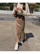 【ジュノア/JUNOAH】のスリットマーメイドロングスカート 人気、トレンドファッション・服の通販 founy(ファニー) ファッション Fashion レディースファッション WOMEN スカート Skirt ロングスカート Long Skirt thumbnail モカ|ID: prp329100004141189 ipo3291000000028905817