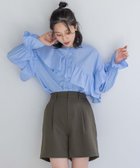 【ローリーズファーム/LOWRYS FARM】のショートフリルシャツロングスリーブ 人気、トレンドファッション・服の通販 founy(ファニー) ファッション Fashion レディースファッション WOMEN トップス・カットソー Tops/Tshirt シャツ/ブラウス Shirts/Blouses オックス Ox クロップド Cropped シンプル Simple タイトスカート Tight Skirt デニム Denim バランス Balance フリル Frills ワイド Wide thumbnail ブルー85|ID: prp329100004141815 ipo3291000000028435720