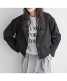 【ローリーズファーム/LOWRYS FARM】のショートジャケット 人気、トレンドファッション・服の通販 founy(ファニー) ファッション Fashion レディースファッション WOMEN アウター Coat Outerwear ジャケット Jackets おすすめ Recommend ショート Short ジャケット Jacket スリット Slit セットアップ Set Up デニム Denim ワイド Wide エレガント 上品 Elegant thumbnail ブラック09|ID: prp329100004141839 ipo3291000000028435967