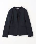 【その他のブランド/Other】のカットジョーゼット キーネックジャケット -ハンドウォッシャブル- A DAY IN THE LIFE NAVY|ID: prp329100004141901 ipo3291000000028945433