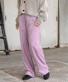 【ニコアンド/niko and】のラビットタッチベロアパンツ 人気、トレンドファッション・服の通販 founy(ファニー) ファッション Fashion レディースファッション WOMEN パンツ Pants A/W・秋冬 Aw・Autumn/Winter・Fw・Fall-Winter おすすめ Recommend ベロア Velor 人気 Popularity thumbnail ラベンダー95|ID: prp329100004141904 ipo3291000000028516473