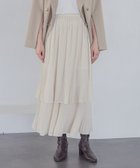 【アパートバイローリーズ/apart by lowrys】の【再入荷】ホソプリーツティアードスカート 人気、トレンドファッション・服の通販 founy(ファニー) ファッション Fashion レディースファッション WOMEN スカート Skirt ティアードスカート Tiered Skirts おすすめ Recommend ジョーゼット Georgette スウェット Sweat フェミニン Feminine フリル Frills プリーツ Pleats 人気 Popularity 再入荷 Restock/Back In Stock/Re Arrival thumbnail アイボリー08|ID: prp329100004142054 ipo3291000000028536823