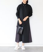 【ビームス ハート/BEAMS HEART】の脇プリーツ フーディ ワンピース 24AW BLACK|ID: prp329100004142079 ipo3291000000029121757