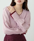 【ナチュラルクチュール/natural couture】のosono配色Wカフスブラウス 人気、トレンドファッション・服の通販 founy(ファニー) ファッション Fashion レディースファッション WOMEN トップス・カットソー Tops/Tshirt シャツ/ブラウス Shirts/Blouses インナー Inner カフス Cuffs カーディガン Cardigan サテン Satin ジャケット Jacket パイピング Piping フェミニン Feminine ボトム Bottom ポケット Pocket おすすめ Recommend 2024年 2024 エレガント 上品 Elegant 2024-2025秋冬・A/W Aw/Autumn/Winter/Fw/Fall/2024-2025 thumbnail ピンク|ID: prp329100004142157 ipo3291000000028646409