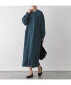 【その他のブランド/Other】のIラインスウェットワンピース/116034 人気、トレンドファッション・服の通販 founy(ファニー) ファッション Fashion レディースファッション WOMEN ワンピース Dress おすすめ Recommend カーディガン Cardigan シンプル Simple スウェット Sweat デニム Denim ベスト Vest ポケット Pocket レギンス Leggings エレガント 上品 Elegant thumbnail ブルーグリーン79|ID: prp329100004142236 ipo3291000000028441464