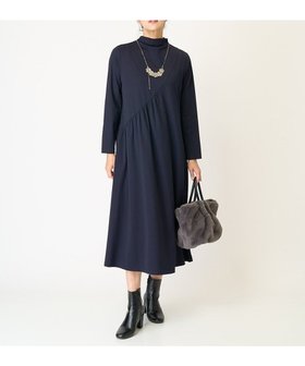 【ジョルジュ レッシュ/GEORGES RECH】のアシンメトリージャージーネックワンピース 人気、トレンドファッション・服の通販 founy(ファニー) ファッション Fashion レディースファッション WOMEN ワンピース Dress おすすめ Recommend アシンメトリー Asymmetry ギャザー Gather コンパクト Compact シンプル Simple ジャージー Jersey ネックレス Necklace ベスト Vest ボトルネック Bottleneck ミックス Mix エレガント 上品 Elegant |ID:prp329100004142276