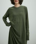 【アダム エ ロペ/ADAM ET ROPE'】の【ADAM ET ROPE 】ベロア BOTANICAL DYED LOOSE DRESS 人気、トレンドファッション・服の通販 founy(ファニー) ファッション Fashion レディースファッション WOMEN トップス・カットソー Tops/Tshirt ベロア Velour ワンピース Dress ドレス Party Dresses 2025年 2025 A/W・秋冬 Aw・Autumn/Winter・Fw・Fall-Winter シューズ Shoes スリット Slit ドレス Dress ベロア Velor ボタニカル Botanical ボトム Bottom マキシ Maxi エレガント 上品 Elegant thumbnail モスグリーン(32)|ID: prp329100004142296 ipo3291000000028442078