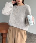 【シェトワ/Chez toi】のランタンスリーブシャギープルオーバー 人気、トレンドファッション・服の通販 founy(ファニー) ファッション Fashion レディースファッション WOMEN トップス・カットソー Tops/Tshirt プルオーバー Pullover おすすめ Recommend スリーブ Sleeve デコルテ Decolletage デニム Denim トレンド Trend フェイス Face ベーシック Basic ワイド Wide 今季 This Season thumbnail ライトグレー|ID: prp329100004142353 ipo3291000000028716341