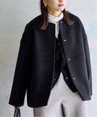 【ジャーナルスタンダード/JOURNAL STANDARD】の《追加 》スーパー140ビーバーノーカラーショートコート 人気、トレンドファッション・服の通販 founy(ファニー) ファッション Fashion レディースファッション WOMEN アウター Coat Outerwear コート Coats 2024年 2024 2024-2025秋冬・A/W Aw/Autumn/Winter/Fw/Fall/2024-2025 thumbnail ブラック|ID: prp329100004143088 ipo3291000000028787571