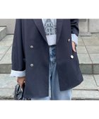 【ディスコート/Discoat】の【ユニセックス】ウールライクWブレストオーバージャケット 人気、トレンドファッション・服の通販 founy(ファニー) ファッション Fashion レディースファッション WOMEN アウター Coat Outerwear ジャケット Jackets thumbnail ネイビー|ID: prp329100004143118 ipo3291000000028827770