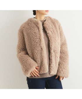 【ローラアシュレイ/LAURA ASHLEY】の【ECOPELエコファー】 ショートコート 人気、トレンドファッション・服の通販 founy(ファニー) ファッション Fashion レディースファッション WOMEN アウター Coat Outerwear コート Coats ショート Short フランス France ブルゾン Blouson |ID:prp329100004143150