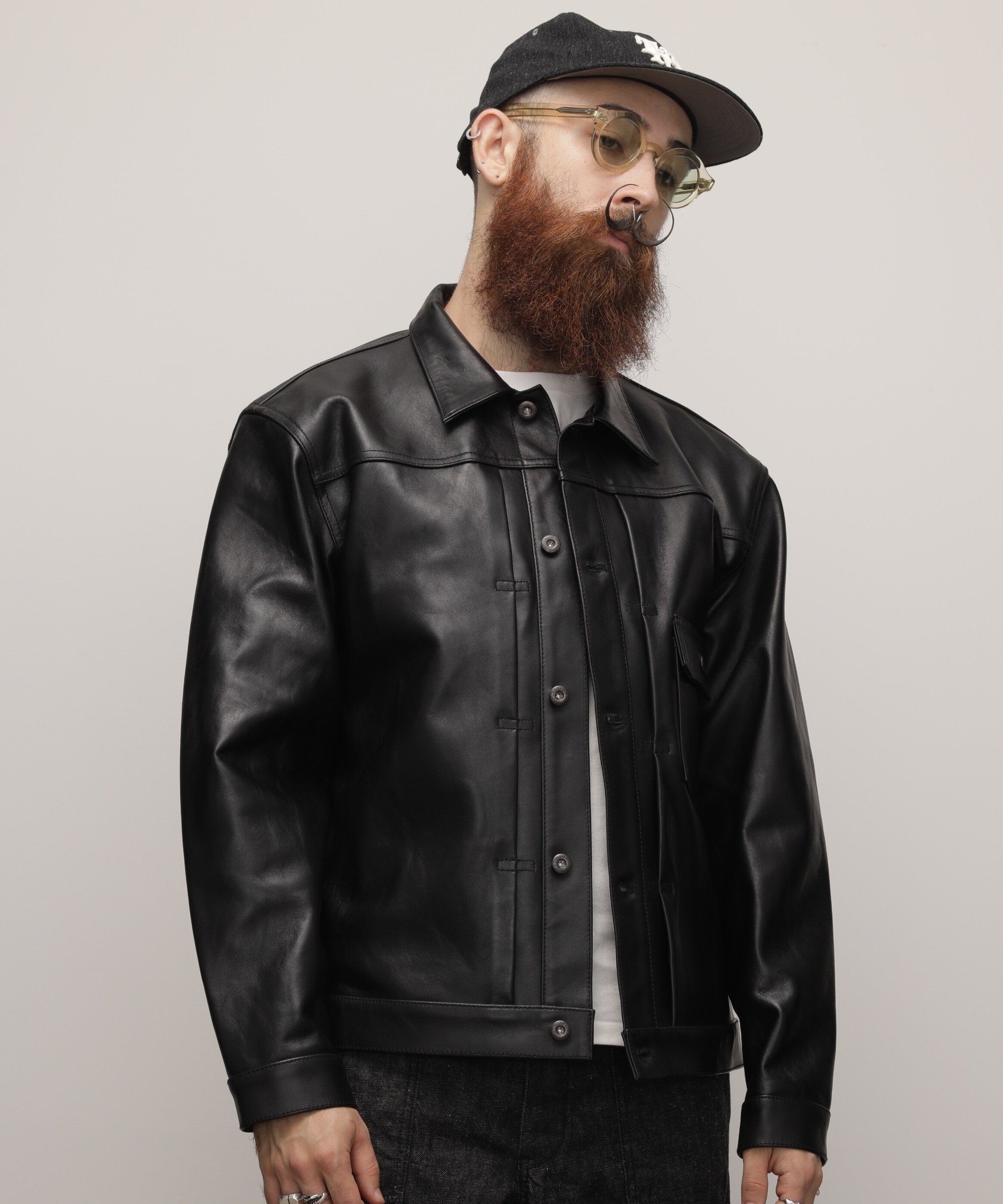 【ショット/Schott / MEN】のSHEEP LEATHER 1st TRACKER JACKET/シープレザー トラッカージャケット 人気、トレンドファッション・服の通販 founy(ファニー) 　ファッション　Fashion　メンズファッション　MEN　ジャケット　Jacket　スタッズ　Studs　デニム　Denim　定番　Standard　ニューヨーク　New York　人気　Popularity　フロント　Front　ライダース　Riders　ライダースジャケット　Riders Jacket　ワーク　Work　 other-1|ID: prp329100004143288 ipo3291000000029460388