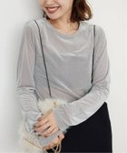 【スローブ イエナ/SLOBE IENA】の《追加》ベロアトリコット プルオーバー 人気、トレンドファッション・服の通販 founy(ファニー) ファッション Fashion レディースファッション WOMEN トップス・カットソー Tops/Tshirt プルオーバー Pullover ベロア Velour 2024年 2024 2024-2025秋冬・A/W Aw/Autumn/Winter/Fw/Fall/2024-2025 ベロア Velor 日本製 Made In Japan thumbnail グレーA|ID: prp329100004143291 ipo3291000000028459472