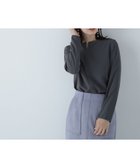 【ナチュラル ビューティー ベーシック/NATURAL BEAUTY BASIC】のスリットネックTブラウス 24AW 人気、トレンドファッション・服の通販 founy(ファニー) ファッション Fashion レディースファッション WOMEN トップス・カットソー Tops/Tshirt シャツ/ブラウス Shirts/Blouses 2024年 2024 2024-2025秋冬・A/W Aw/Autumn/Winter/Fw/Fall/2024-2025 スリット Slit センター Center フロント Front プレーン Plane ボトム Bottom thumbnail チャコール1|ID: prp329100004143306 ipo3291000000028739848