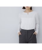 【ナチュラル ビューティー ベーシック/NATURAL BEAUTY BASIC】のスリットネックTブラウス 24AW 人気、トレンドファッション・服の通販 founy(ファニー) ファッション Fashion レディースファッション WOMEN トップス・カットソー Tops/Tshirt シャツ/ブラウス Shirts/Blouses 2024年 2024 2024-2025秋冬・A/W Aw/Autumn/Winter/Fw/Fall/2024-2025 スリット Slit センター Center フロント Front プレーン Plane ボトム Bottom thumbnail オフ1|ID: prp329100004143306 ipo3291000000028739849