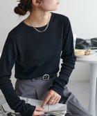 【ディスコート/Discoat】の【WEB限定】リブシアーロングスリーブ 人気、トレンドファッション・服の通販 founy(ファニー) ファッション Fashion レディースファッション WOMEN おすすめ Recommend シアー Sheer フィット Fit thumbnail ブラック|ID: prp329100004143386 ipo3291000000028547634