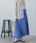 【ナノ ユニバース/nano universe】のサテンプリーツスカート 人気、トレンドファッション・服の通販 founy(ファニー) ファッション Fashion レディースファッション WOMEN スカート Skirt プリーツスカート Pleated Skirts おすすめ Recommend ウォッシャブル Washable サテン Satin フェミニン Feminine プリーツ Pleats リラックス Relax エレガント 上品 Elegant thumbnail ブルー|ID: prp329100004143579 ipo3291000000028461063