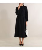 【デミルクス ビームス/Demi-Luxe BEAMS】の【期間限定20%ポイントバック】Demi-Luxe BEAMS / トリアセ ベルト付きドレス 23* セレモニー フォーマル 入学 入園 卒業 卒園 ママスーツ 24AW BLACK|ID: prp329100004143782 ipo3291000000028882834