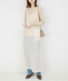 【スローブ イエナ/SLOBE IENA】のオーガンジーUネックプルオーバー 人気、トレンドファッション・服の通販 founy(ファニー) ファッション Fashion レディースファッション WOMEN トップス・カットソー Tops/Tshirt プルオーバー Pullover 2024年 2024 2024-2025秋冬・A/W Aw/Autumn/Winter/Fw/Fall/2024-2025 オーガンジー Organdy シアー Sheer シューズ Shoes デニム Denim トレンド Trend ネックレス Necklace パール Pearl ポケット Pocket thumbnail ナチュラル|ID: prp329100004143800 ipo3291000000028461910