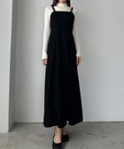 【ジュノア/JUNOAH】のLouere キャミワンピース 人気、トレンドファッション・服の通販 founy(ファニー) ファッション Fashion レディースファッション WOMEN ワンピース Dress キャミワンピース No Sleeve Dresses キャミワンピース Cami Dress thumbnail ブラック|ID: prp329100004143826 ipo3291000000028461995