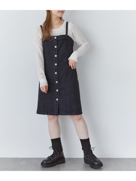 【エヘカソポ/ehka sopo】のデニムミニキャミジャンスカ 人気、トレンドファッション・服の通販 founy(ファニー) ファッション Fashion レディースファッション WOMEN トップス・カットソー Tops/Tshirt キャミソール / ノースリーブ No Sleeves デニム Denim ビスチェ Bustier フロント Front |ID:prp329100004143860