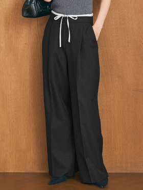 【コカ/COCA】 ウーリッシュツイルフェイクレイヤードパンツ人気、トレンドファッション・服の通販 founy(ファニー) ファッション Fashion レディースファッション WOMEN パンツ Pants シンプル Simple スラックス Slacks タンク Tank トレンド Trend ドッキング Docking フェイク Fake ポケット Pocket エレガント 上品 Elegant 今季 This Season 楽ちん Easy |ID:prp329100004144602