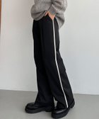 【ジュノア/JUNOAH】のcallautia サイドラインパンツ 人気、トレンドファッション・服の通販 founy(ファニー) ファッション Fashion レディースファッション WOMEN パンツ Pants thumbnail ブラック|ID: prp329100004144632 ipo3291000000028471198