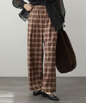 【ブージュルード/Bou Jeloud】のストレッチゆるテーパードパンツ 人気、トレンドファッション・服の通販 founy(ファニー) ファッション Fashion レディースファッション WOMEN パンツ Pants おすすめ Recommend ストレッチ Stretch チェック Check チュニック Tunic トレンド Trend ベーシック Basic マニッシュ Mannish 再入荷 Restock/Back In Stock/Re Arrival 秋 Autumn/Fall |ID:prp329100004144752