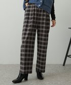 【ブージュルード/Bou Jeloud】のストレッチゆるテーパードパンツ 人気、トレンドファッション・服の通販 founy(ファニー) ファッション Fashion レディースファッション WOMEN パンツ Pants おすすめ Recommend ストレッチ Stretch チェック Check チュニック Tunic トレンド Trend ベーシック Basic マニッシュ Mannish 再入荷 Restock/Back In Stock/Re Arrival 秋 Autumn/Fall thumbnail BLACK|ID: prp329100004144752 ipo3291000000028475787