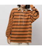 【ニコアンド/niko and】のレースアップボーダープルオーバー 人気、トレンドファッション・服の通販 founy(ファニー) ファッション Fashion レディースファッション WOMEN トップス・カットソー Tops/Tshirt プルオーバー Pullover おすすめ Recommend スキニー Skinny ボーダー Border ルーズ Loose レース Race ワイド Wide thumbnail オレンジボーダー40|ID: prp329100004144762 ipo3291000000028568910