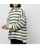 【ニコアンド/niko and】のレースアップボーダープルオーバー 人気、トレンドファッション・服の通販 founy(ファニー) ファッション Fashion レディースファッション WOMEN トップス・カットソー Tops/Tshirt プルオーバー Pullover おすすめ Recommend スキニー Skinny ボーダー Border ルーズ Loose レース Race ワイド Wide thumbnail グリーンボーダー70|ID: prp329100004144762 ipo3291000000028568911