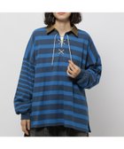 【ニコアンド/niko and】のレースアップボーダープルオーバー 人気、トレンドファッション・服の通販 founy(ファニー) ファッション Fashion レディースファッション WOMEN トップス・カットソー Tops/Tshirt プルオーバー Pullover おすすめ Recommend スキニー Skinny ボーダー Border ルーズ Loose レース Race ワイド Wide thumbnail ブルーボーダー80|ID: prp329100004144762 ipo3291000000028568914