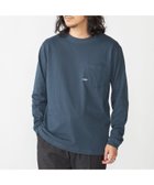 【シップス フォー ウィメン/SHIPS】の【WEB限定】SHIPS マイクロ SHIPSロゴ ポケット ロングスリーブ Tシャツ (ロンT) コバルトブルー|ID: prp329100004144787 ipo3291000000028883616