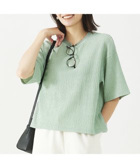 【アバハウスマヴィ/abahouse mavie】の楊柳Tシャツ 人気、トレンドファッション・服の通販 founy(ファニー) ファッション Fashion レディースファッション WOMEN トップス・カットソー Tops/Tshirt シャツ/ブラウス Shirts/Blouses ロング / Tシャツ T-Shirts おすすめ Recommend コンパクト Compact デニム Denim フォルム Form エレガント 上品 Elegant |ID:prp329100004144826