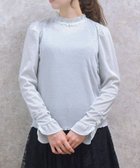 【アクシーズファム/axes femme】のタック*フレア袖ラメリブプルオーバー 人気、トレンドファッション・服の通販 founy(ファニー) ファッション Fashion レディースファッション WOMEN トップス・カットソー Tops/Tshirt プルオーバー Pullover インナー Inner ギャザー Gather ネックレス Necklace パール Pearl ビジュー Bijou フリル Frills フレア Flare thumbnail 白|ID: prp329100004144960 ipo3291000000028478121