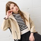 【リリアンビューティエクラ/Liliane Burty ECLAT】の【Charme par Eclat】キルトフード ショートジャケット 人気、トレンドファッション・服の通販 founy(ファニー) ファッション Fashion レディースファッション WOMEN アウター Coat Outerwear ジャケット Jackets キルト Quilt コレクション Collection ショート Short ジャケット Jacket トレンド Trend 長袖 Long Sleeve バランス Balance パイピング Piping フォルム Form ボトム Bottom ポケット Pocket リュクス Luxe ワイド Wide おすすめ Recommend thumbnail オフ|ID: prp329100004144971 ipo3291000000028478203