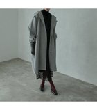 【ルシェル ブルー/LE CIEL BLEU】のフードオーバーコート / Hooded Over COAT 人気、トレンドファッション・服の通販 founy(ファニー) ファッション Fashion レディースファッション WOMEN アウター Coat Outerwear コート Coats おすすめ Recommend ダブル Double フェイス Face エレガント 上品 Elegant thumbnail ライトグレー|ID: prp329100004145029 ipo3291000000028478482