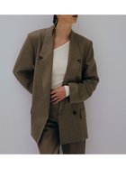 【スタイリング/styling】のダブルブレステッドスーツジャケット 人気、トレンドファッション・服の通販 founy(ファニー) ファッション Fashion レディースファッション WOMEN アウター Coat Outerwear ジャケット Jackets スーツ Suits スーツ ジャケット Jacket おすすめ Recommend クラシック Classic スリット Slit ダブル Double フロント Front ポケット Pocket エレガント 上品 Elegant thumbnail BRW[058]|ID: prp329100004145083 ipo3291000000028560452