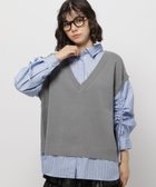 【ニコアンド/niko and】のシャーリングドッキングプルオーバー 人気、トレンドファッション・服の通販 founy(ファニー) ファッション Fashion レディースファッション WOMEN トップス・カットソー Tops/Tshirt プルオーバー Pullover おすすめ Recommend シャーリング Shirring ドッキング Docking プリーツ Pleats ベスト Vest リラックス Relax thumbnail グレー15|ID: prp329100004145113 ipo3291000000028563989