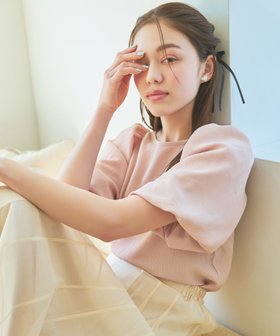 【ミスティ ウーマン/mysty woman】の【WEB限定】ふんわりパフスリーブブラウス 人気、トレンドファッション・服の通販 founy(ファニー) ファッション Fashion レディースファッション WOMEN トップス・カットソー Tops/Tshirt シャツ/ブラウス Shirts/Blouses サロペット Overalls スリーブ Sleeve ダウン Down フェミニン Feminine |ID:prp329100004145137