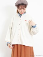 【サマンサモスモス/Samansa Mos2】の【Moomin*Samansa Mos2】ワッペン付カーディガン 人気、トレンドファッション・服の通販 founy(ファニー) ファッション Fashion レディースファッション WOMEN トップス・カットソー Tops/Tshirt カーディガン Cardigans カーディガン Cardigan ガーリー Girly ギャザー Gather スリーブ Sleeve ラウンド Round thumbnail キナリ|ID: prp329100004145170 ipo3291000000028611138