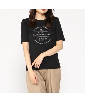 【バナナリパブリック ファクトリーストア/BANANA REPUBLIC FACTORY STORE】のBANANA REPUBLIC FACTORY STORE SS TIMELESS ORIGINAL CLASSIC LOGO TEE 人気、トレンドファッション・服の通販 founy(ファニー) ファッション Fashion レディースファッション WOMEN クラシカル Classical ショート Short ジャケット Jacket スリーブ Sleeve |ID:prp329100004145248