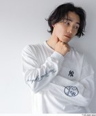 【ローリーズファーム/LOWRYS FARM】の【UNISEX】 MLBシシュウロンT 人気、トレンドファッション・服の通販 founy(ファニー) ファッション Fashion レディースファッション WOMEN トップス・カットソー Tops/Tshirt ロング / Tシャツ T-Shirts ユニセックス Unisex インナー Inner スペシャル Special スリーブ Sleeve ロング Long 人気 Popularity thumbnail ヤンキース05|ID: prp329100004145514 ipo3291000000028567101