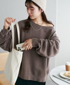 【ディスコート/Discoat】のピグメントワンショルスウェット 人気、トレンドファッション・服の通販 founy(ファニー) ファッション Fashion レディースファッション WOMEN トップス・カットソー Tops/Tshirt パーカ Sweats スウェット Sweat A/W・秋冬 Aw・Autumn/Winter・Fw・Fall-Winter シンプル Simple スウェット Sweat ダウン Down ティアードスカート Tiered Skirt デニム Denim バランス Balance ロング Long ワンショル One Shoulder ヴィンテージ Vintage 春 Spring 無地 Plain Color thumbnail ブラウン|ID: prp329100004145647 ipo3291000000028563889