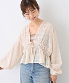 【スローブ イエナ/SLOBE IENA】のドロスト ギャザーブラウス 人気、トレンドファッション・服の通販 founy(ファニー) ファッション Fashion レディースファッション WOMEN トップス・カットソー Tops/Tshirt シャツ/ブラウス Shirts/Blouses 2024年 2024 2024-2025秋冬・A/W Aw/Autumn/Winter/Fw/Fall/2024-2025 おすすめ Recommend アクセサリー Accessories ギャザー Gather シャーリング Shirring チェック Check デニム Denim ペプラム Peplum ボトム Bottom thumbnail ベージュ|ID: prp329100004145668 ipo3291000000028886678